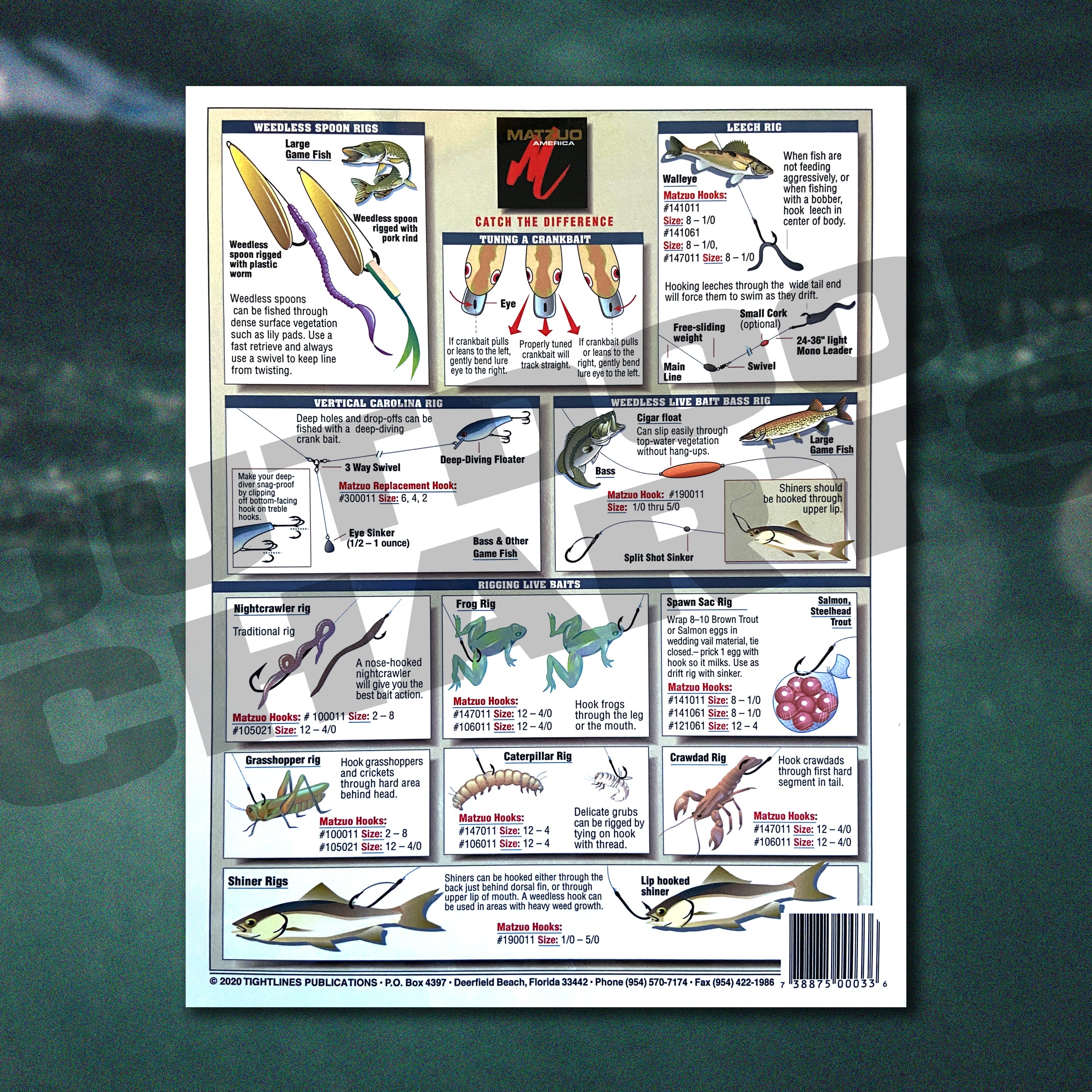 Bait Rigging Freshwater Fish Chart #1 (Live Bait Rigs, Bottom Rigs, &  Artificial Rigs)