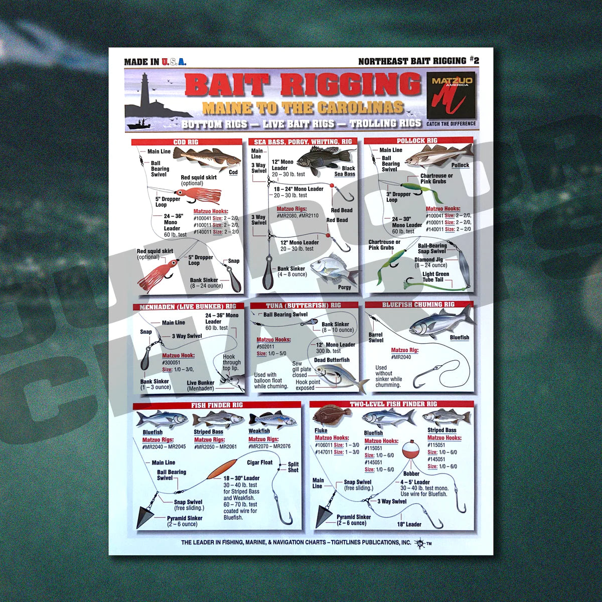 Click Bait Rugs Fishing Rig Diagram Guide Freshwater Fishing Bait Rigging Guide ...