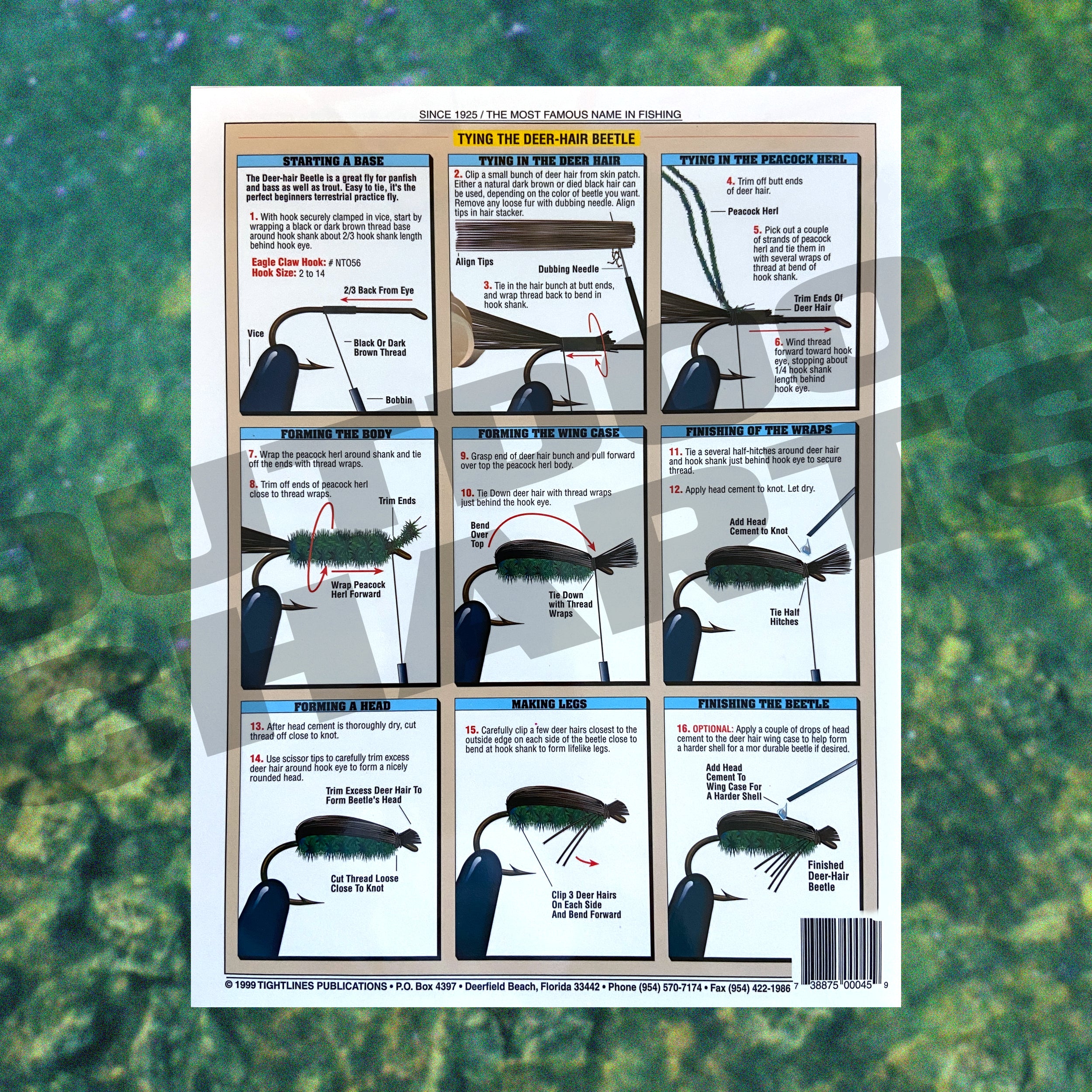 Thread Chart For Tying Flies