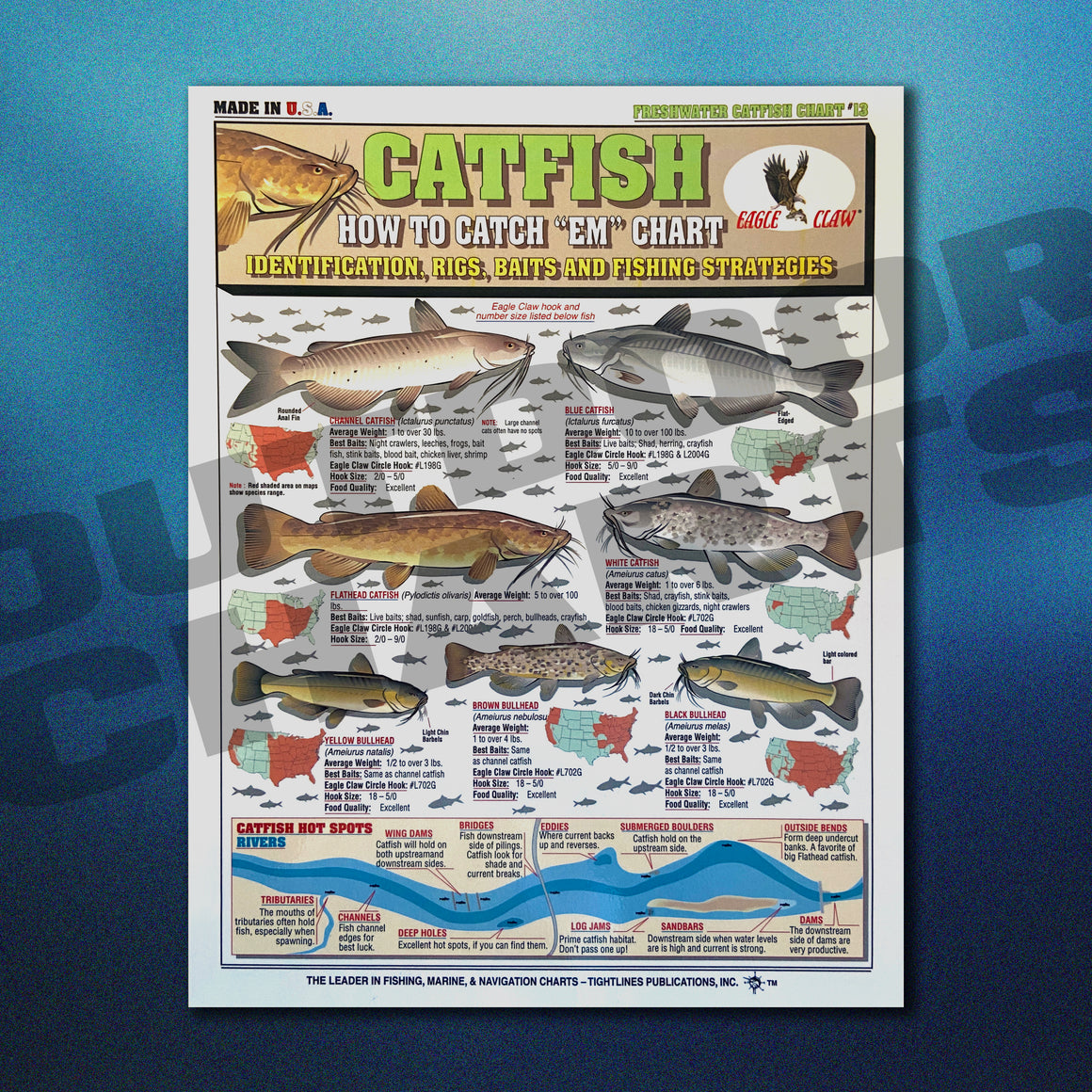 September Fish Chart Freshwater Fishing Charts – Outdoor Charts
