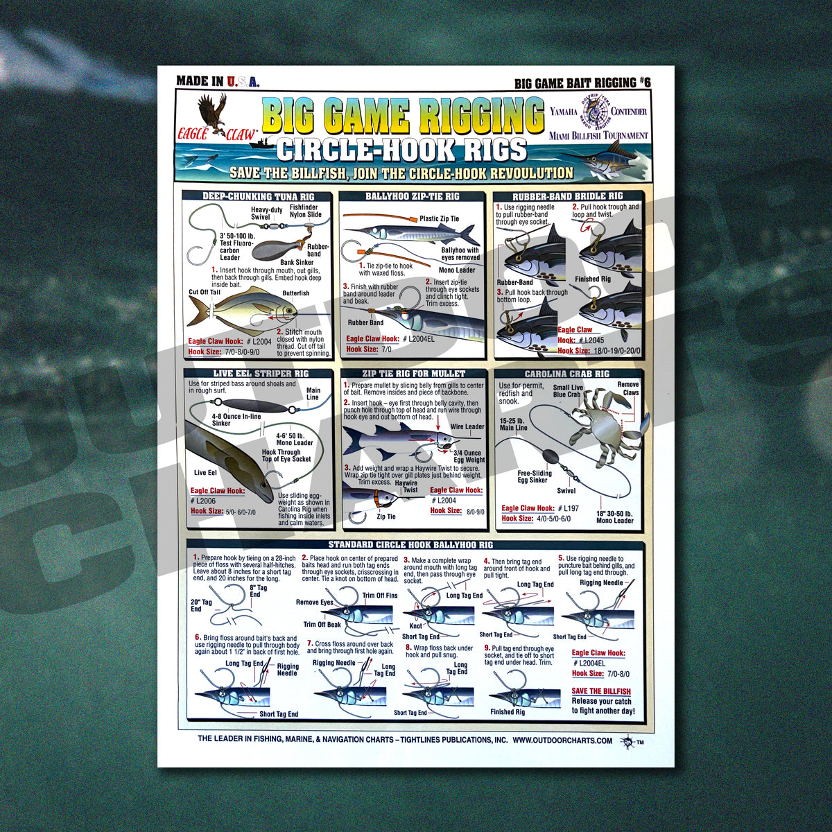 Bait Rigging Chart.pdf Fishermen's Offshore Big Gamefish Bait Rigging #6 (Circle Hook Rigs ...